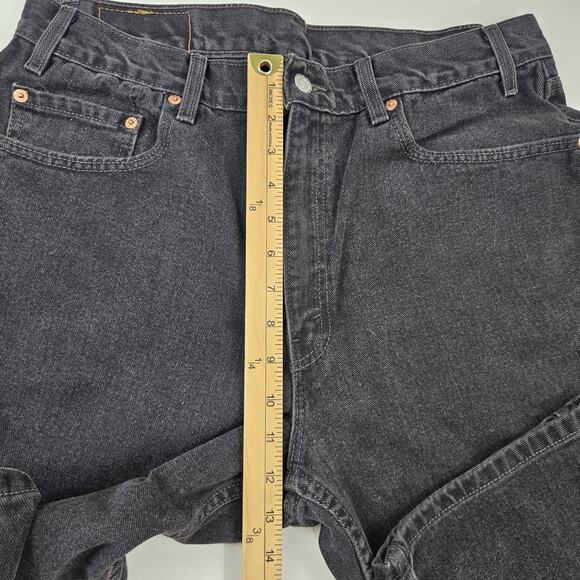 Levi's 550 Jeans Mens 34x29* Vintage Black Relaxed Fit Straight Grunge Y2K Rigid - Picture 9 of 11